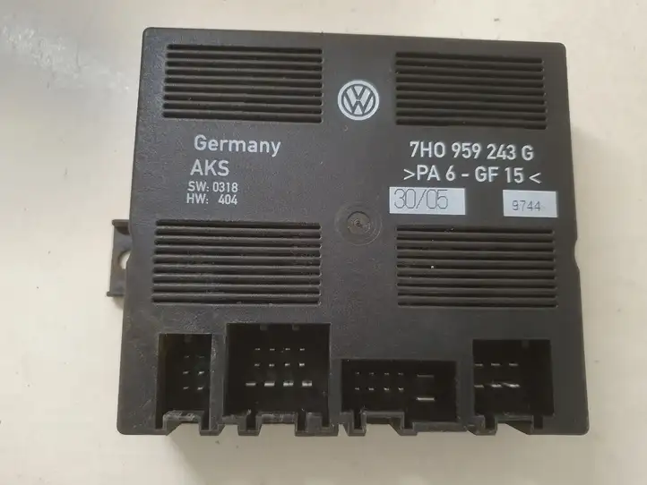 Volkswagen Multivan T5 (2003 - 2015) 7H0959243G Блок управления раздвижными дверями (ECU) — фото 1