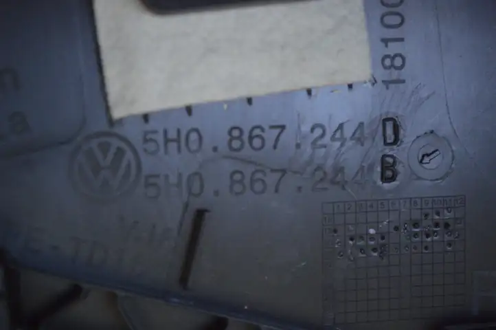 Volkswagen Golf VIII (2019 - ) 5H0867244D Верхняя обшивка стойки B — фото 5