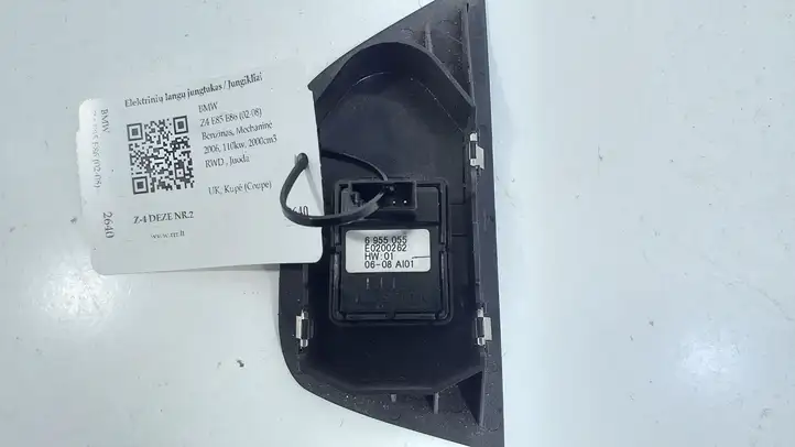 BMW Z4 E85 E86 (2002 - 2008) 6955055 Кнопка стеклоподъемников — фото 5