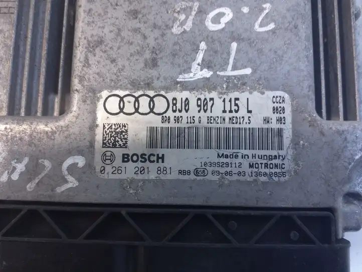 Audi TT TTS Mk2 (2010 - 2014) 8J0907115L Блок управления двигателем (ЭБУ) — фото 5