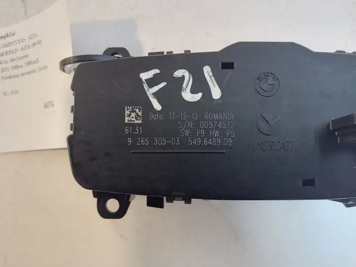BMW 1 F20 F21 (2011 - 2019) 9265305 Включатель фонарей — фото 5