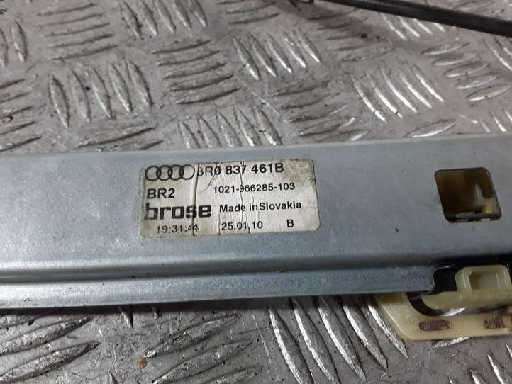 Audi Q5 (2008 - 2012)  8R0837461B Механизм для электрического подъема окон передней двери (без двигателя)