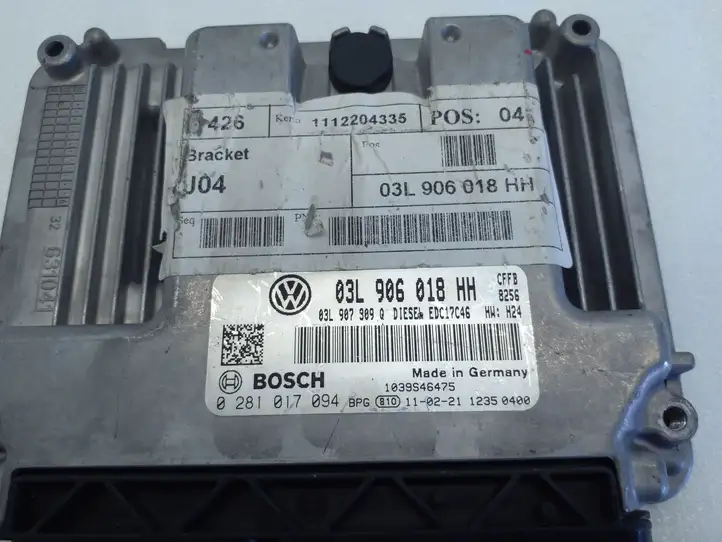 Volkswagen Sharan (2010 - 2015) 03L906018HH Блок управления двигателем (ЭБУ) — фото 4
