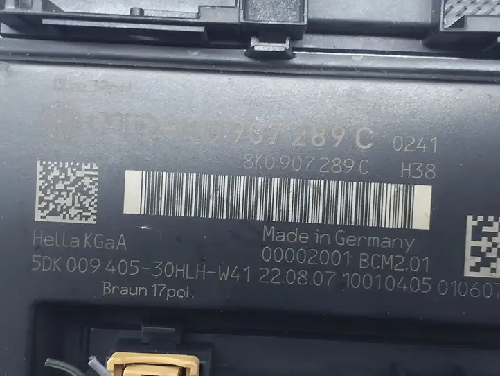 Audi A5 8T 8F (2007 - 2011) 8K0907289C Модуль комфорта — фото 2