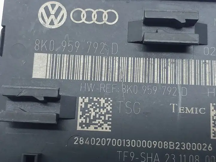 Audi A5 8T 8F (2007 - 2011) 8K0959792D Блок управления дверью — фото 4