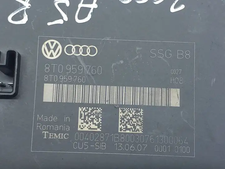 Audi A5 8T 8F (2007 - 2011) 8T0959760 Блок управления сиденьем — фото 4