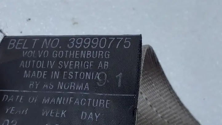 Volvo S80 (2004 - 2006) 39990775 Передний ремень безопасности — фото 2