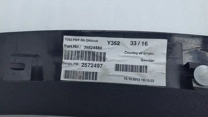 Volvo V60 (2013 - 2018) 39824480 Прочие детали салона — фото 2