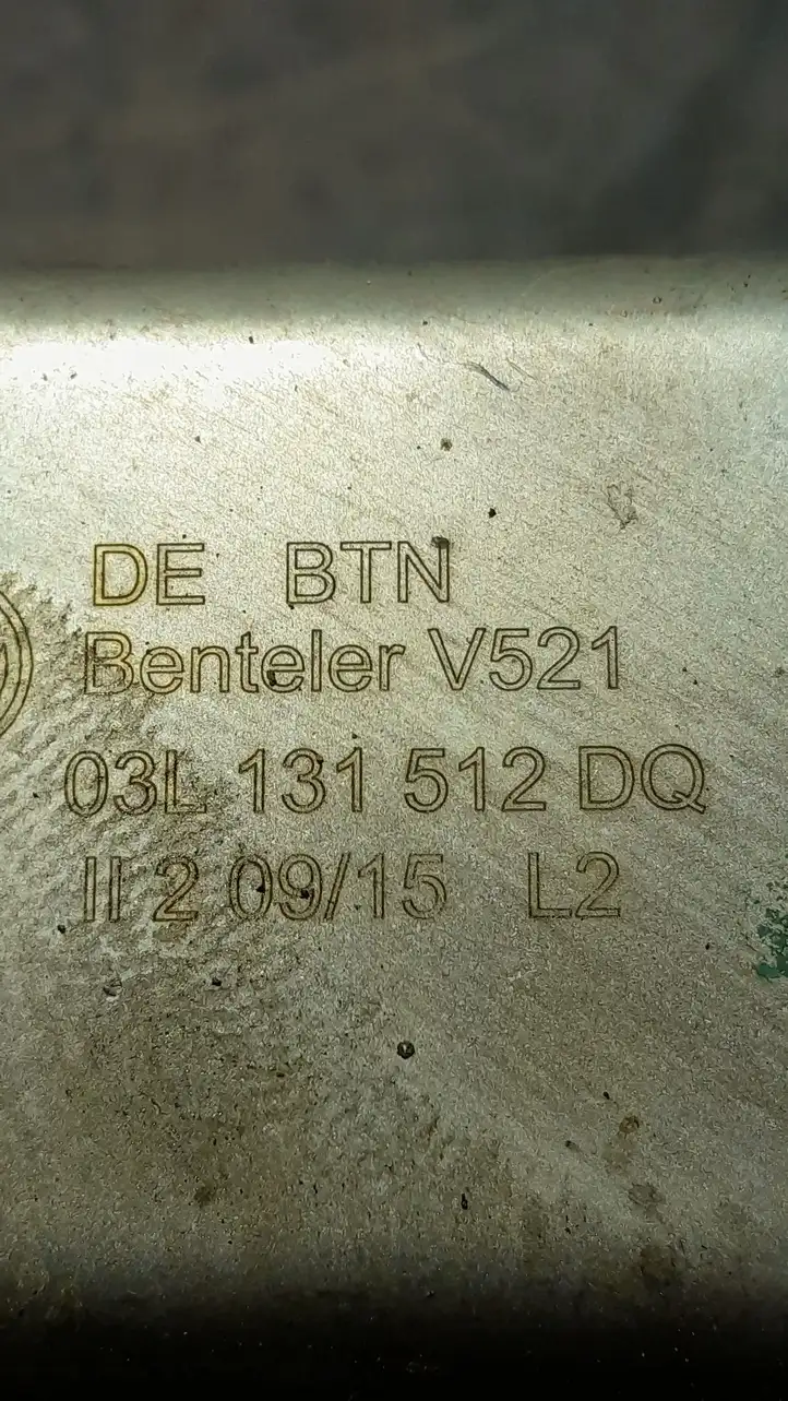 Volkswagen PASSAT B7 (2011 - 2014) 03L131512DQ Охладитель клапана EGR — фото 3
