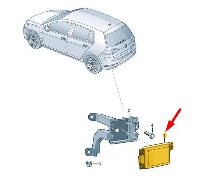 Volkswagen New Beetle (2005 - 2010) 2Q0907685D Другая часть кузова — фото 4