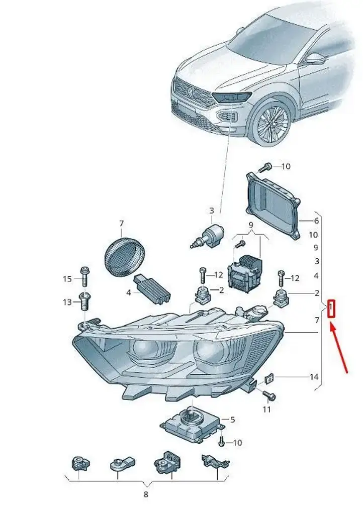 Volkswagen New Beetle (2005 - 2010) 2GA941773A Другая часть кузова — фото 2