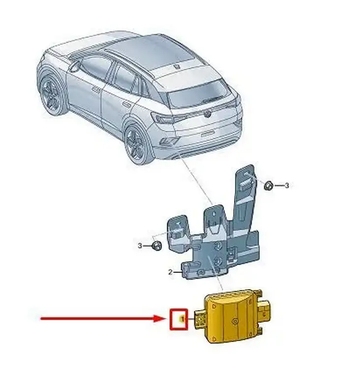 Volkswagen New Beetle (2005 - 2010) 2Q0907685J Другая часть кузова — фото 1