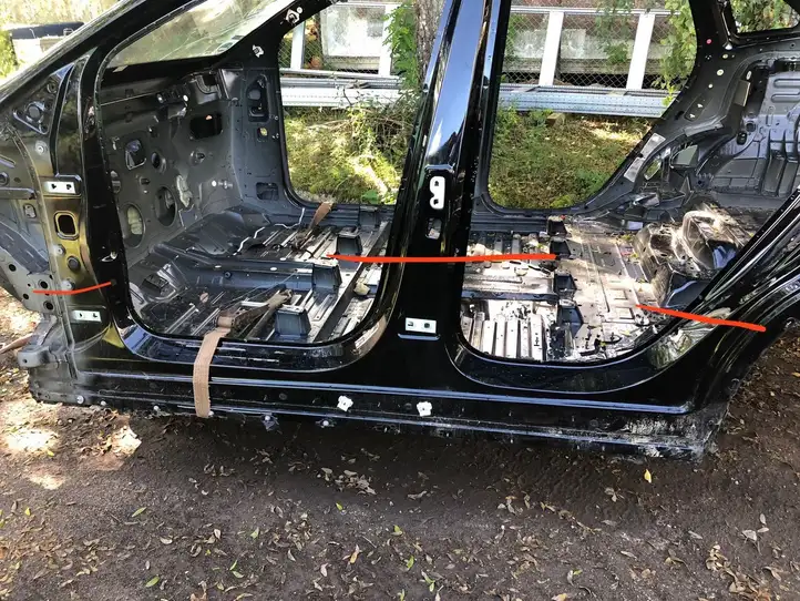 Mercedes-Benz EQE v295 (2022 - ) Передний порог кузова — фото 2
