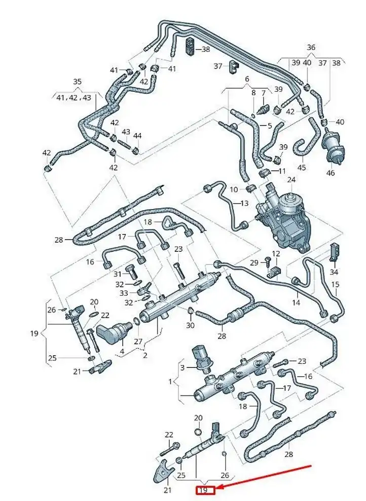 Audi A4 S4 B9 (2015 - 2019) 059130277EE Другая часть кузова — фото 2