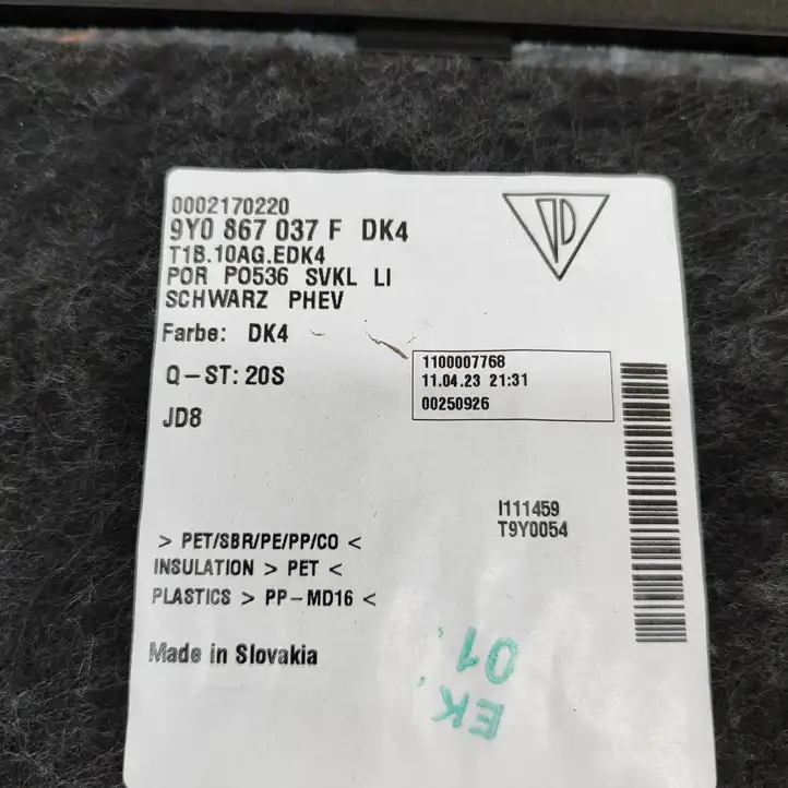 Porsche Cayenne (9Y0 9Y3) (2018 - )  9Y0867037F Боковая панель