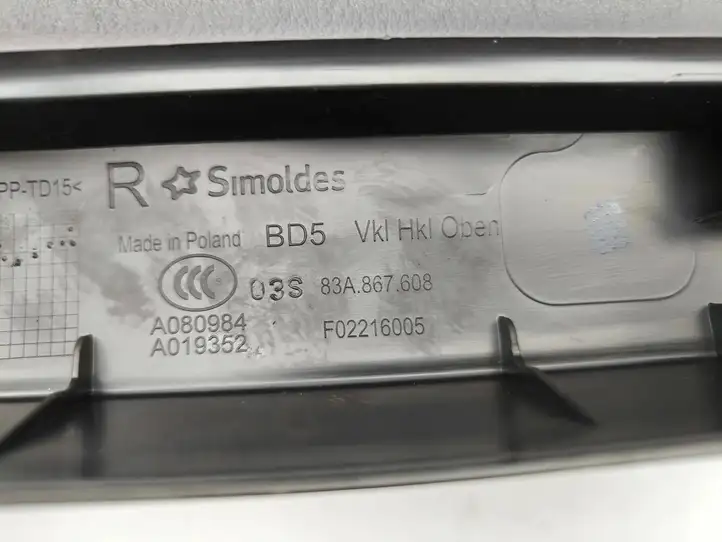 Audi Q3 F3 (2018 - ) 83A867606 Верхняя обшивка у окна — фото 10