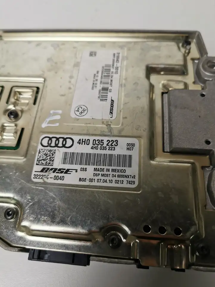Audi A8 S8 D4 4H (2010 - 2014) 4H0035223 Усилитель звука — фото 4