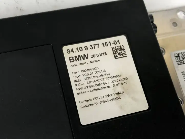 BMW X5 F15 (2013 - 2017) 9377151 Bluetooth модуль — фото 2