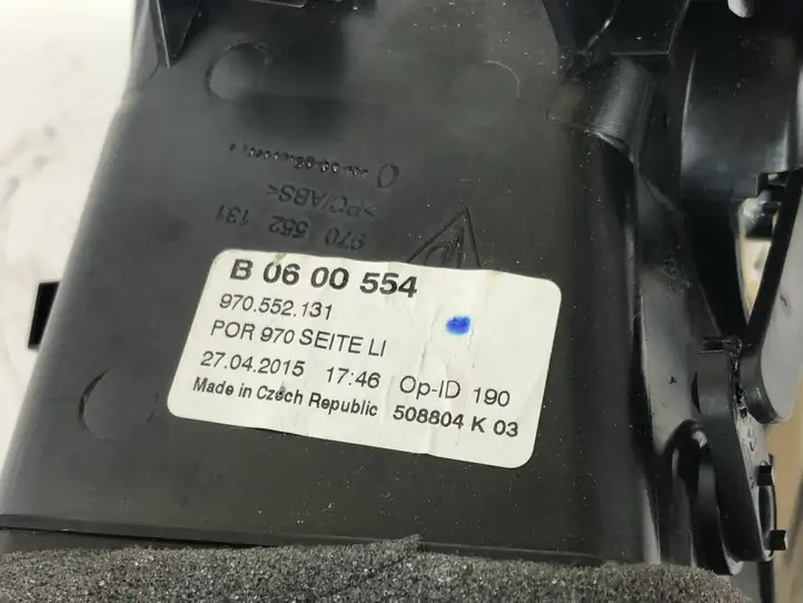 Porsche Panamera (970) (2013 - 2016) 970552131 Боковой воздушный дефлектор — фото 2