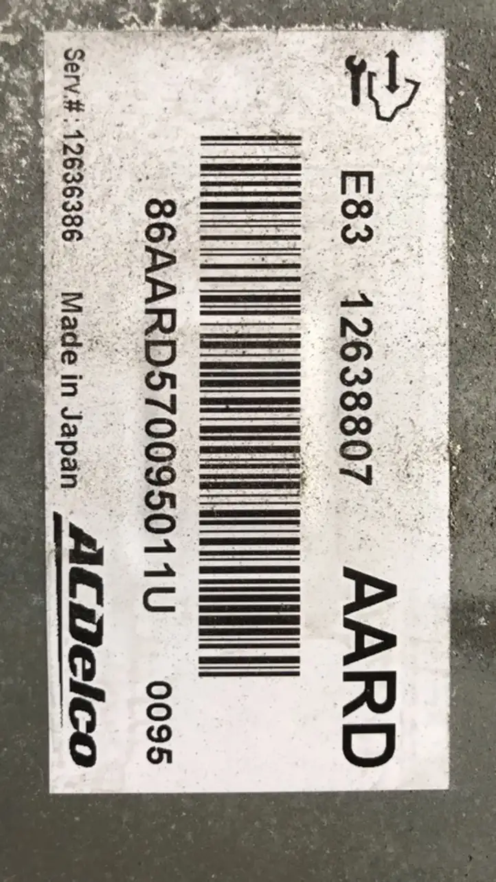 Opel Astra J (2009 - 2012) 12638807 Блок управления двигателем (ECU) — фото 3