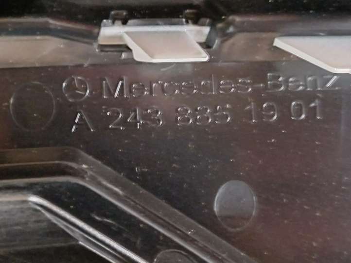 Mercedes-Benz EQA (2021 - )  A2438851401 Молдинг переднего бампера