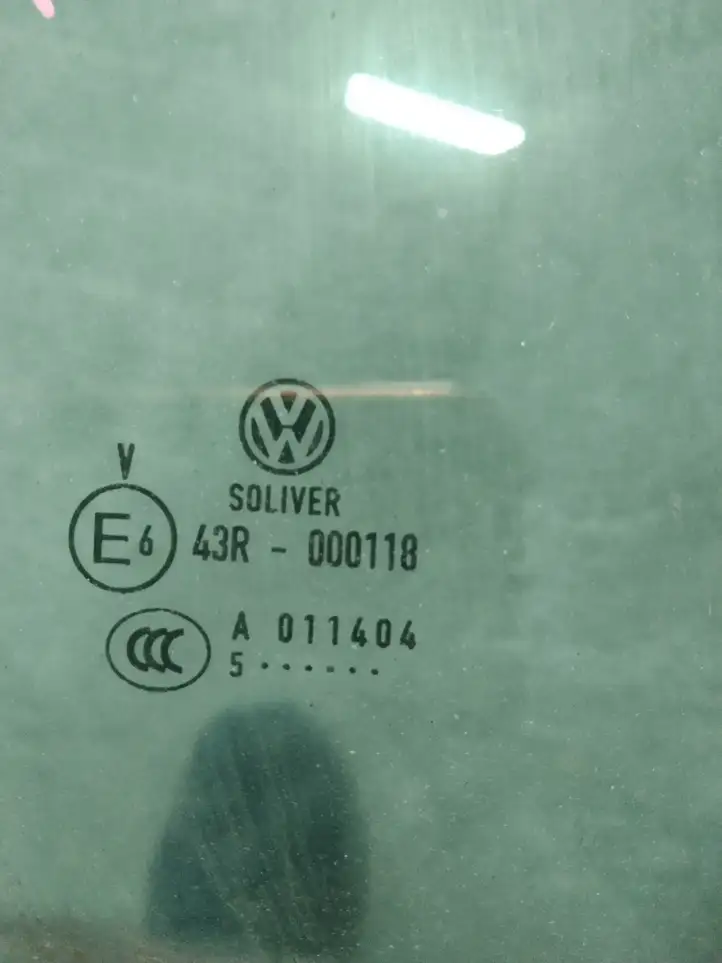 Volkswagen PASSAT B6 (2005 - 2010) Стекло задней двери — фото 3
