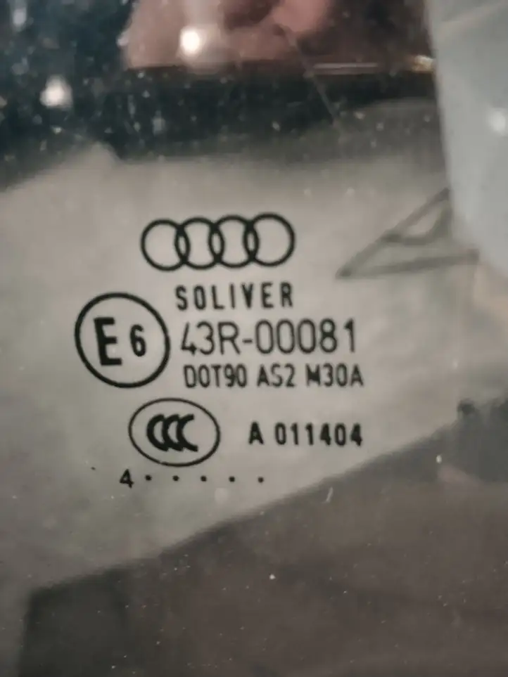 Audi A6 S6 C5 4B (2001 - 2004) Стекло задней двери — фото 2