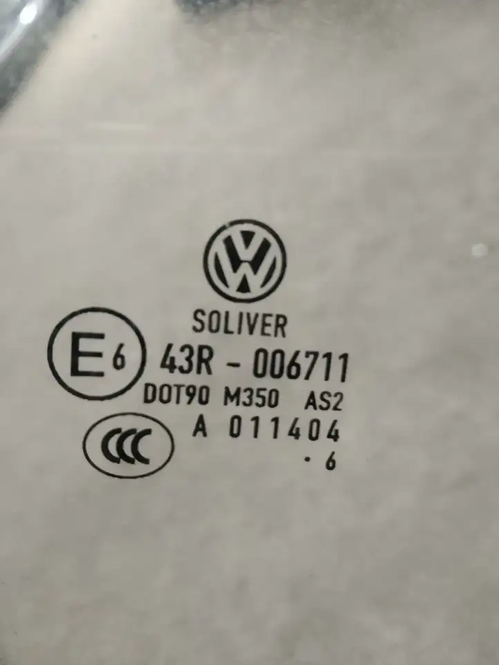 Volkswagen PASSAT B6 (2005 - 2010) Стекло задней двери — фото 2