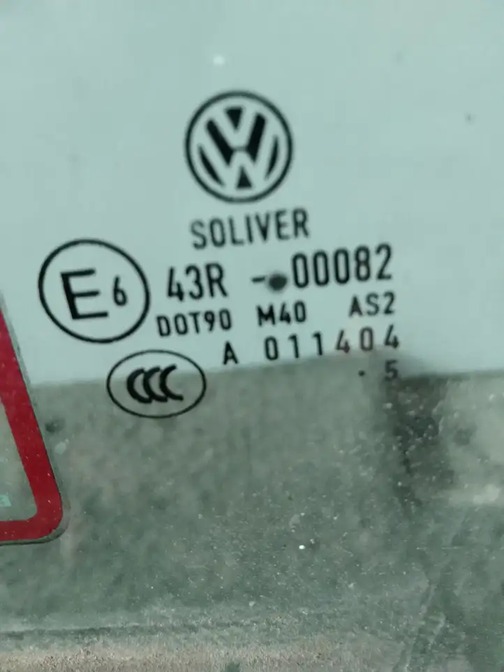 Volkswagen PASSAT B6 (2005 - 2010) Стекло передней двери — фото 2