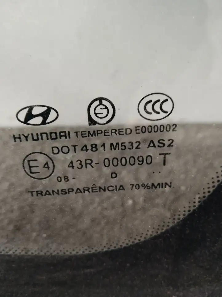Hyundai i30 (2007 - 2012) Заднее боковое стекло — фото 3