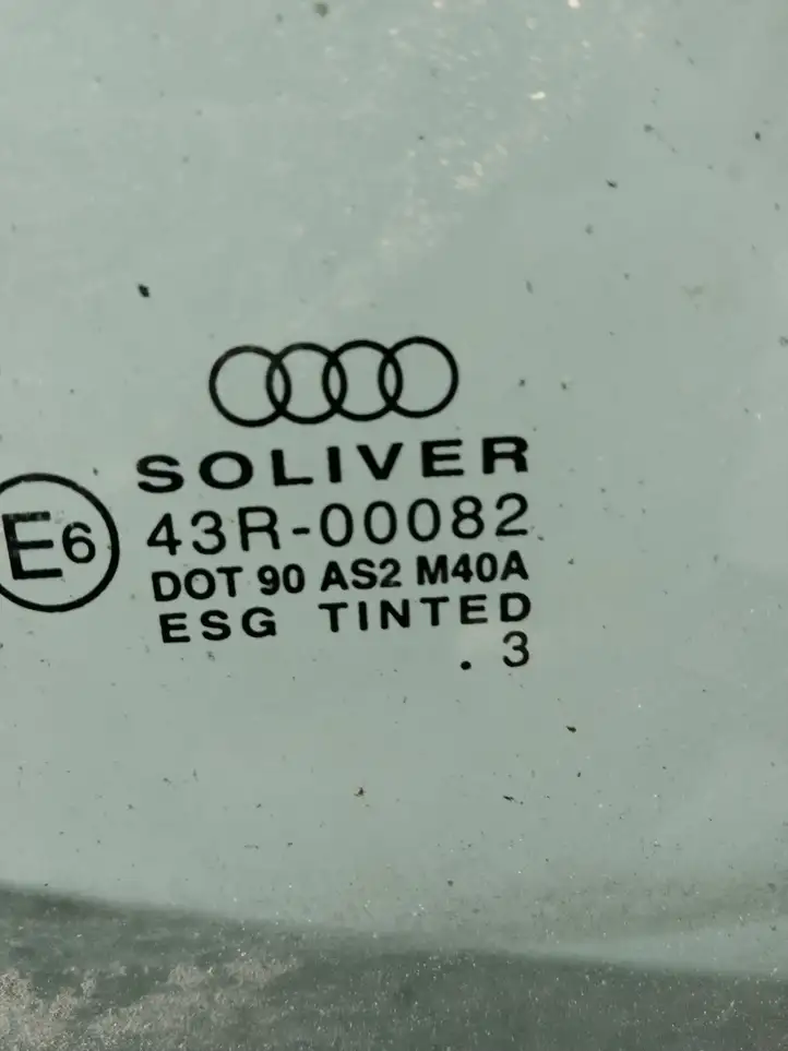 Audi A4 S4 B6 8E 8H (2000 - 2006) Заднее боковое стекло — фото 3