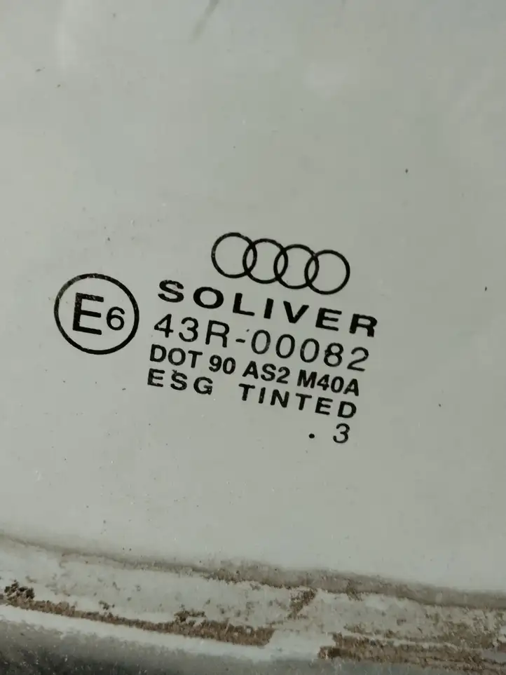 Audi A4 S4 B6 8E 8H (2000 - 2006) Заднее боковое стекло — фото 3