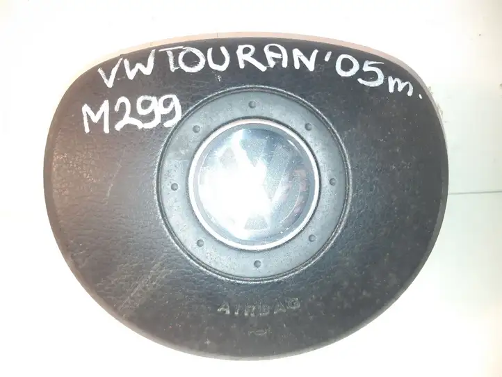 Volkswagen Touran I (2003 - 2010) 1T0880201A Подушка безопасности руля — фото 1