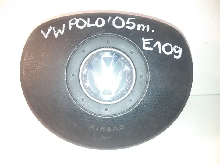 Volkswagen Polo (2005 - 2009) 1T0880201A Подушка безопасности руля — фото 1