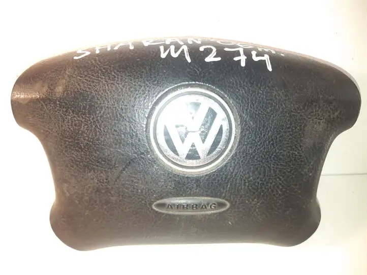 Volkswagen Sharan (2003 - 2010) 3B0880201BL Подушка безопасности руля — фото 1