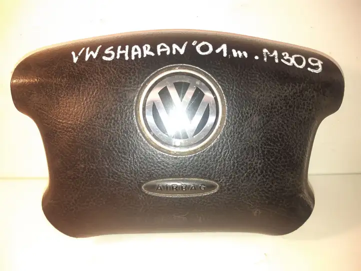 Volkswagen Sharan (2000 - 2003) 3B0880201AN Подушка безопасности руля — фото 1