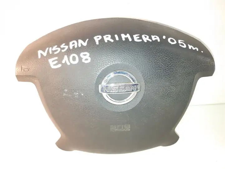 Nissan Primera (2001 - 2008) 6038826 Подушка безопасности руля — фото 1