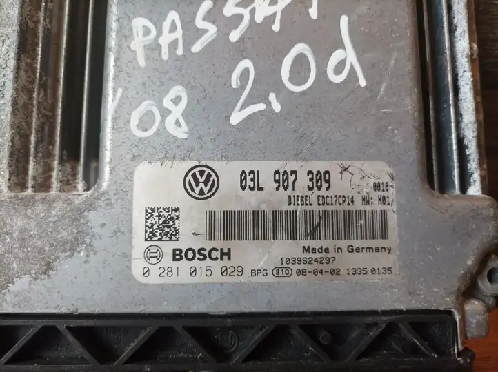 Volkswagen PASSAT B6 (2005 - 2010) 03L907309 Блок управления двигателем (ЭБУ) — фото 2