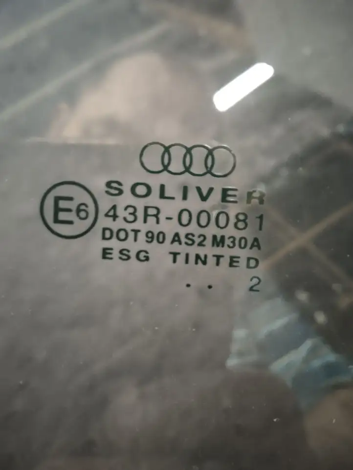 Audi A6 S6 C5 4B (2001 - 2004) Стекло задней двери — фото 2