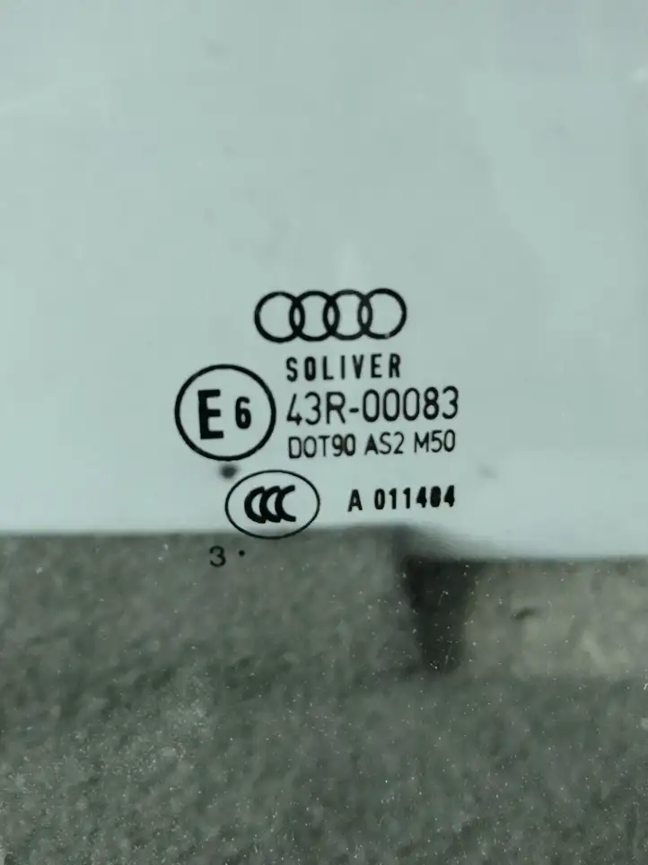 Audi A6 S6 C5 4B (2001 - 2004) Стекло передней двери — фото 2