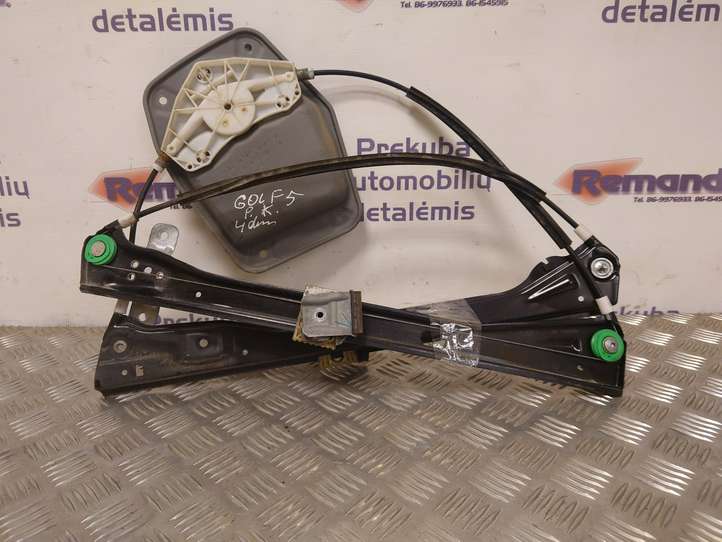 Volkswagen Golf V (2003 - 2009)  1K3837461B Механизм для электрического подъема окон передней двери (без двигателя)