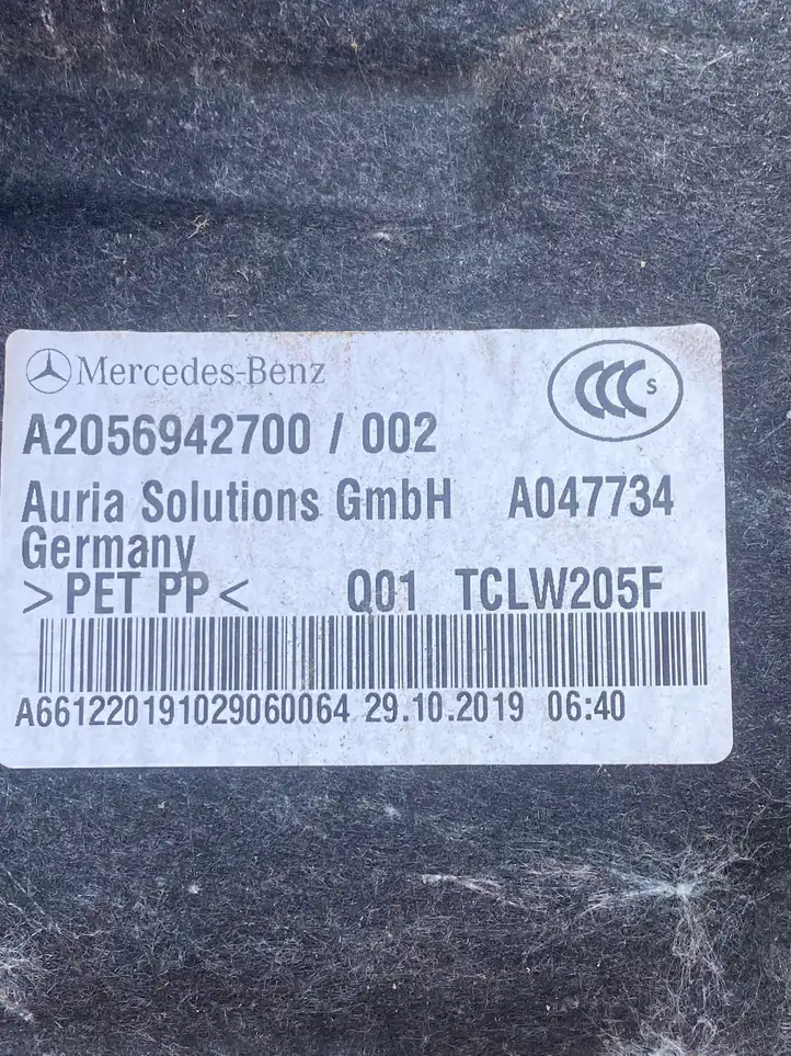 Mercedes-Benz C W205 (2014 - 2021) A2056942700 Прочая отделка багажника — фото 5