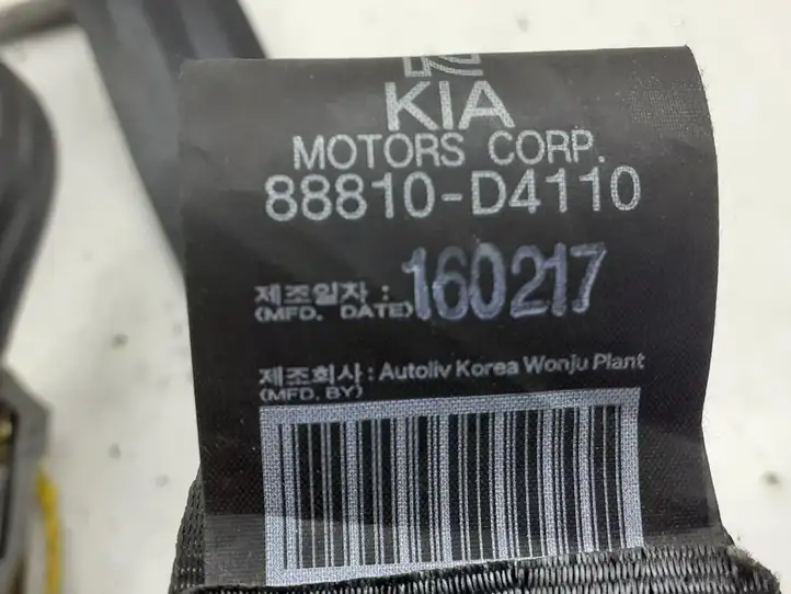 Kia Optima (2015 - 2018) 88810D4110 Передний ремень безопасности — фото 4