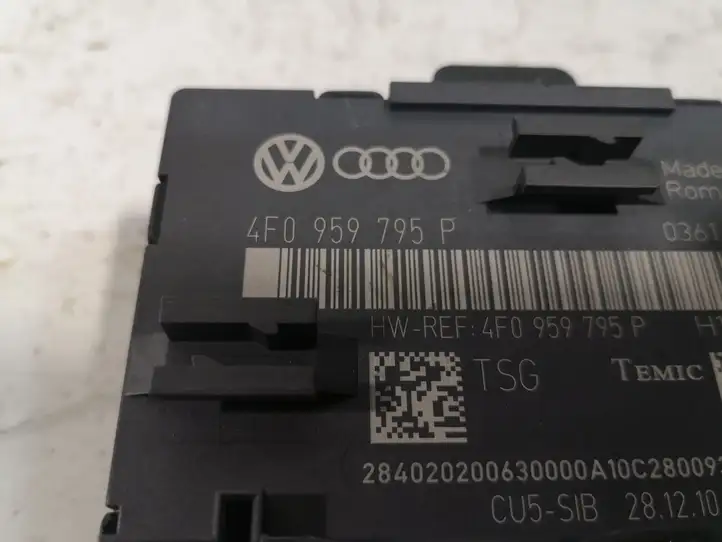 Audi A6 S6 C6 4F (2008 - 2011) 4F0959795P Блок управления дверью — фото 2