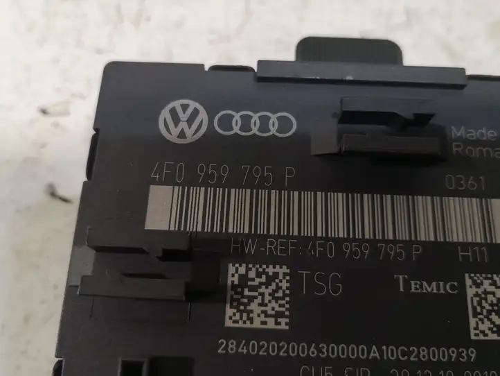 Audi A6 S6 C6 4F (2008 - 2011) 4F0959795P Блок управления дверью — фото 4