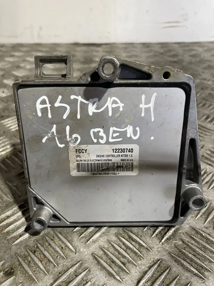 Opel Astra H (2004 - 2009) 12230740 Блок управления двигателем (ЭБУ) — фото 2