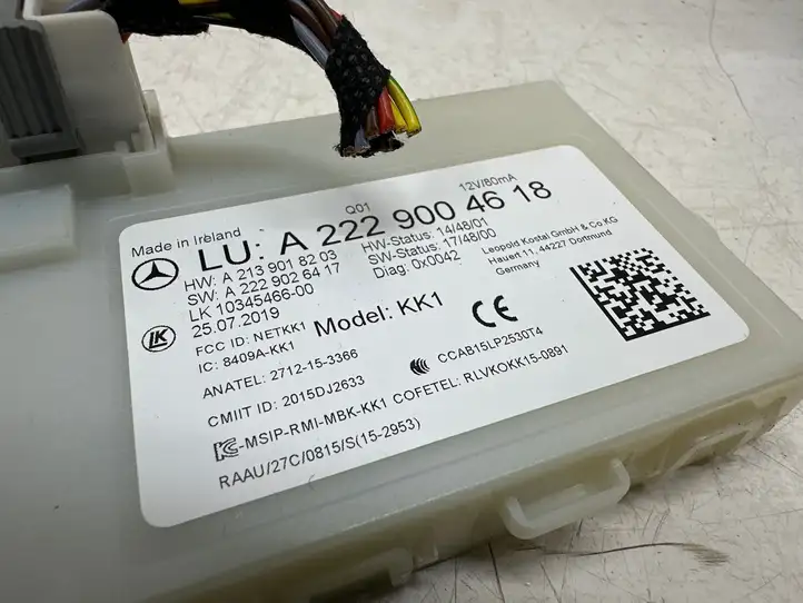 Mercedes-Benz C W205 (2014 - 2021) A2229004618 Блок бесключевого доступа — фото 2