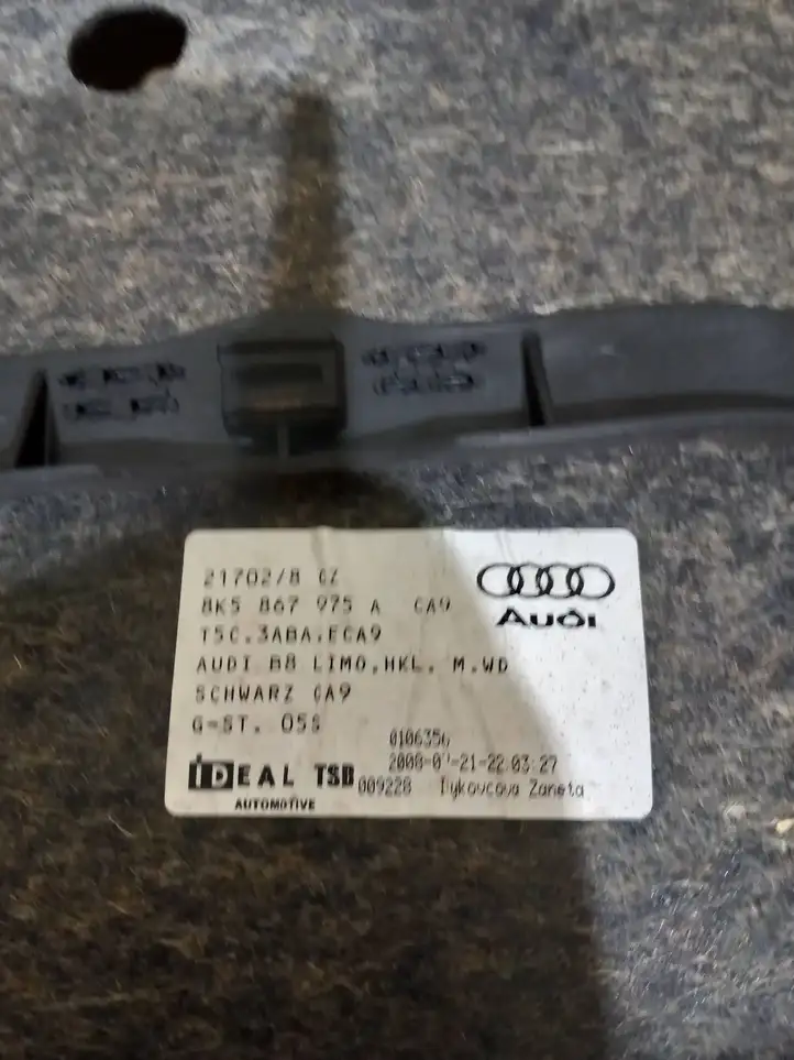 Audi A4 S4 B8 8K (2007 - 2011) 8K5867975A Основной отделочный щит — фото 4