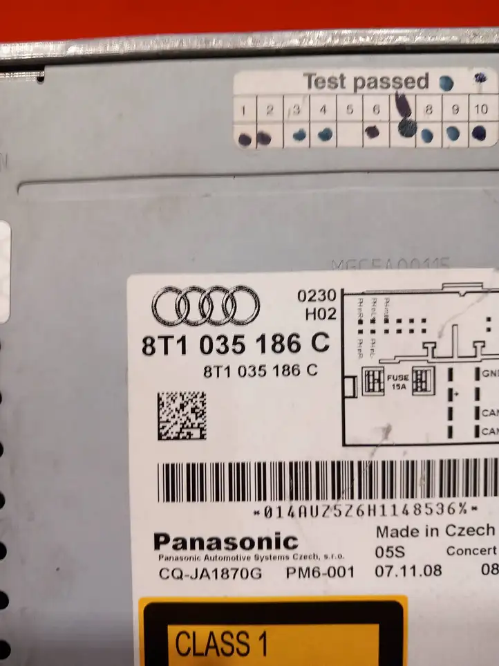 Audi A4 S4 B8 8K (2007 - 2011) 8T1035186C Магнитола / мультимедийная система — фото 3