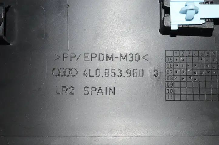 Audi Q7 4L (2005 - 2009) 4L0853960C Молдинг передней двери — фото 8